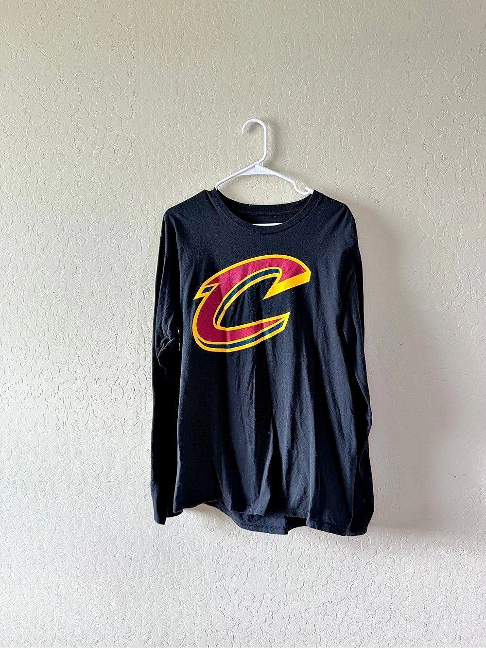 Fanatics Cleveland Cavaliers Primary Logo Long Sleeve T-Shirt Size Large